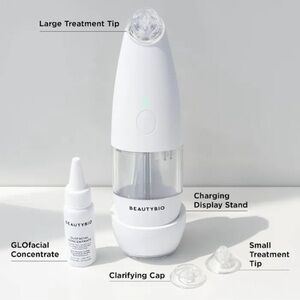 BeautyBio GLOfacial Hydro-Infusion Pore Cleansing + Blue LED Clarifying Tool
